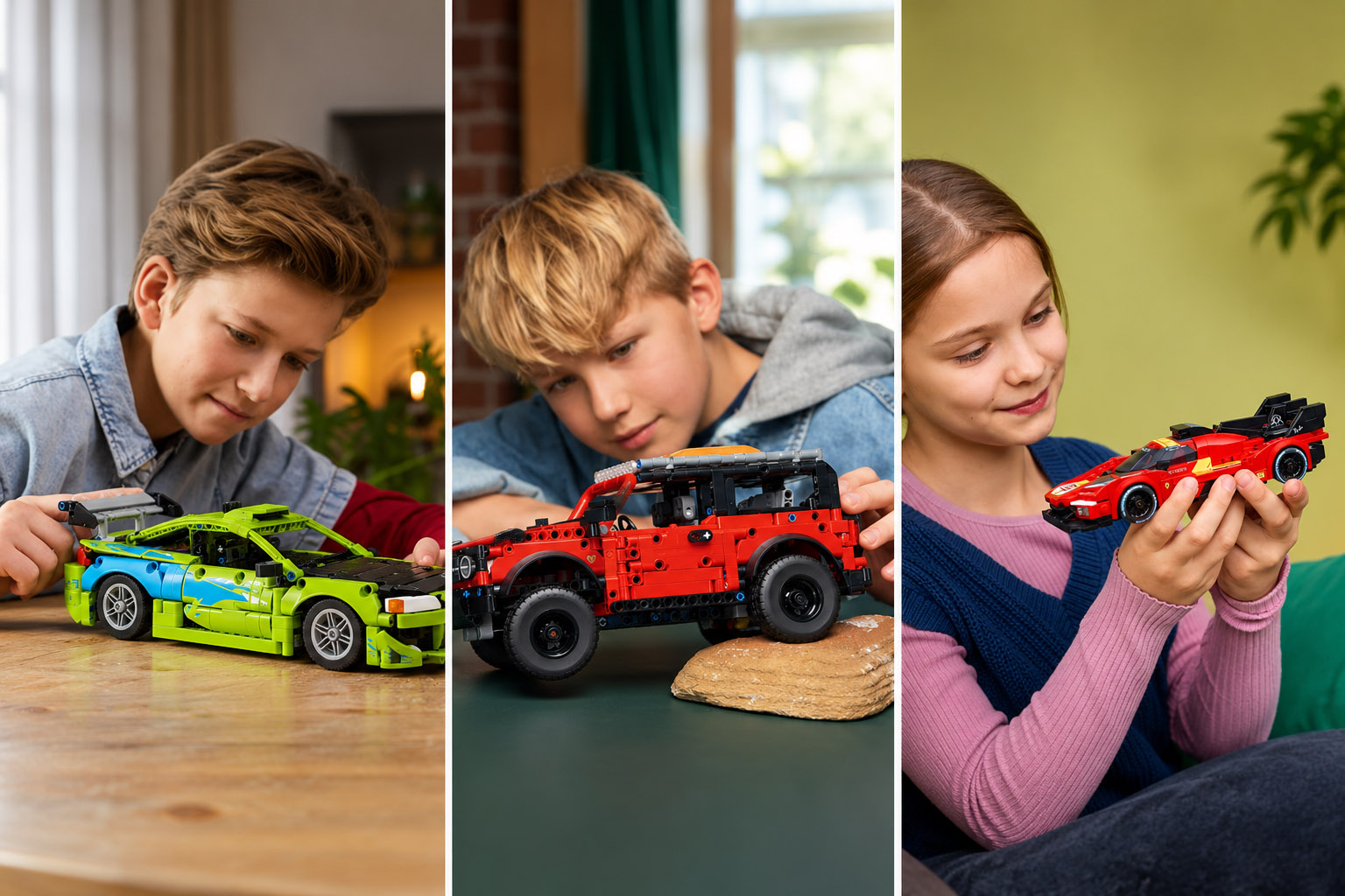 Конструкторы LEGO с машинками