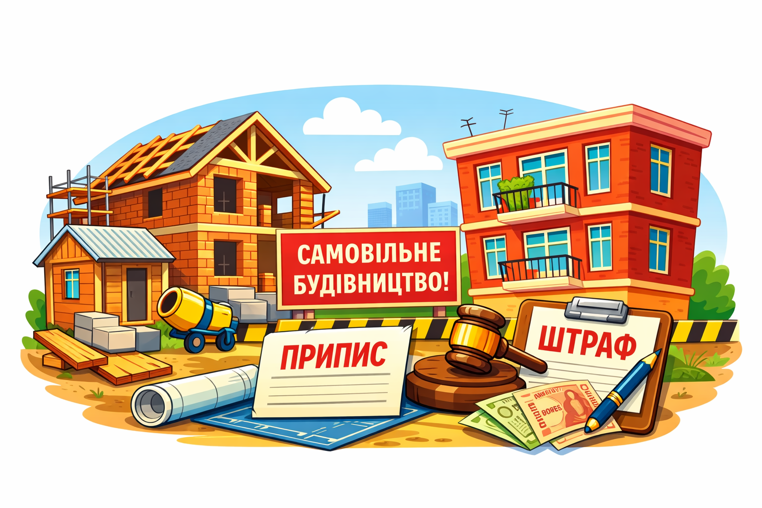 самочинне будівництво штраф
